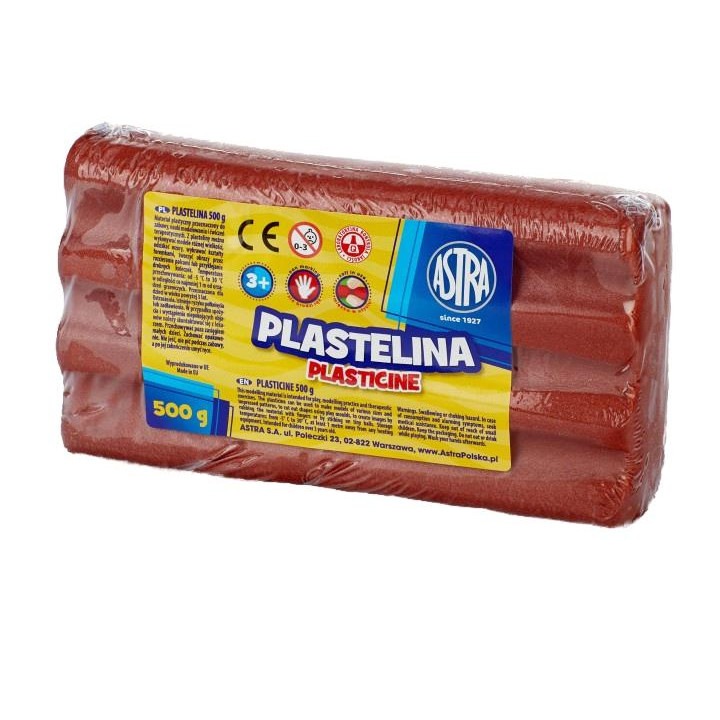 Пластилин, Astra, 500 гр., Метална мед