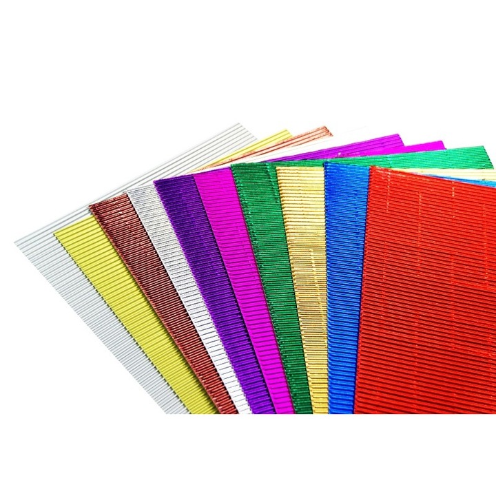 Set 10 coli carton ondulat, OKOFFICE, 1026898979, Multicolor