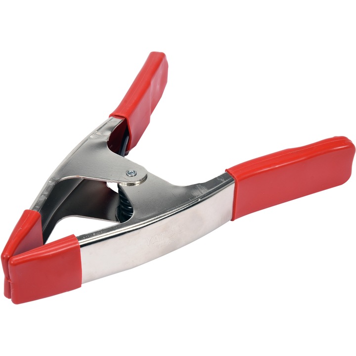 Clema fixare cu arc, Yato, 240mm, Argintiu/Rosu