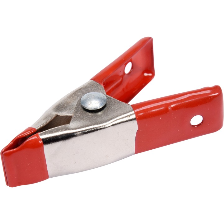 Clema fixare cu arc, Yato, 50mm, Argintiu/Rosu