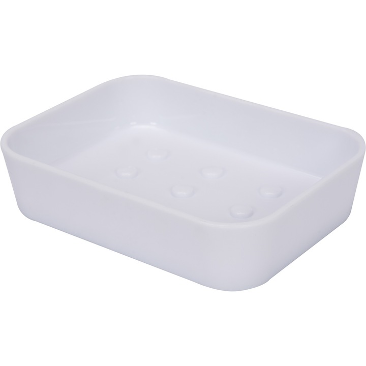 Sapuniera, FALA, Plastic, Alb