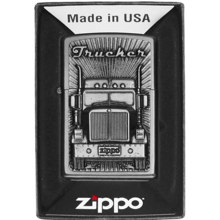 Bricheta Trucker, Zippo, Argintiu
