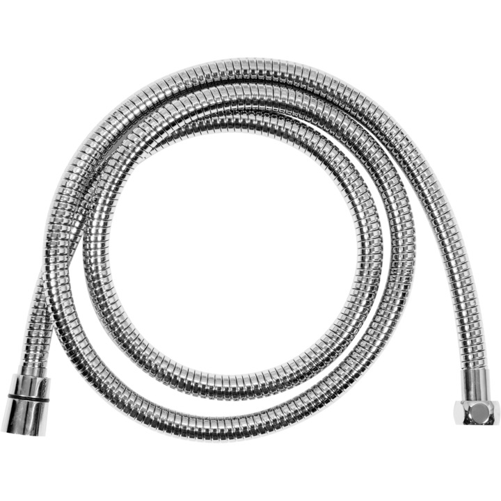 Furtun de dus extensibil Fala, 1.5-2m, G1/2", Inox, Crom