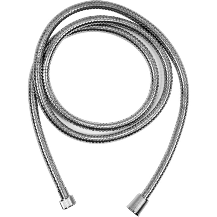 Furtun de dus Fala, 2m, G1/2", Inox, Crom