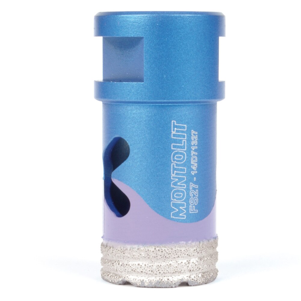 Carota diamantata Montolit FS 27mm pentru ceramica, gresie portelanata, granit si marmura