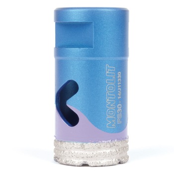 Carota diamantata Montolit FS 30mm pentru ceramica, gresie portelanata, granit si marmura Carota diamantata Montolit FS 30mm pentru ceramica, gresie portelanata, granit si marmura