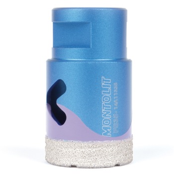 Carota diamantata Montolit FS 35mm pentru ceramica, gresie portelanata, granit si marmura Carota diamantata Montolit FS 35mm pentru ceramica, gresie portelanata, granit si marmura