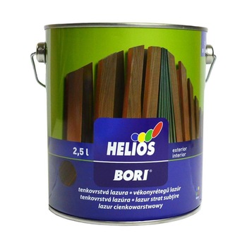 Lazura subtire, HELIOS BORI, 12 makaser, 2.5l Lazura subtire, HELIOS BORI, 12 makaser, 2.5l