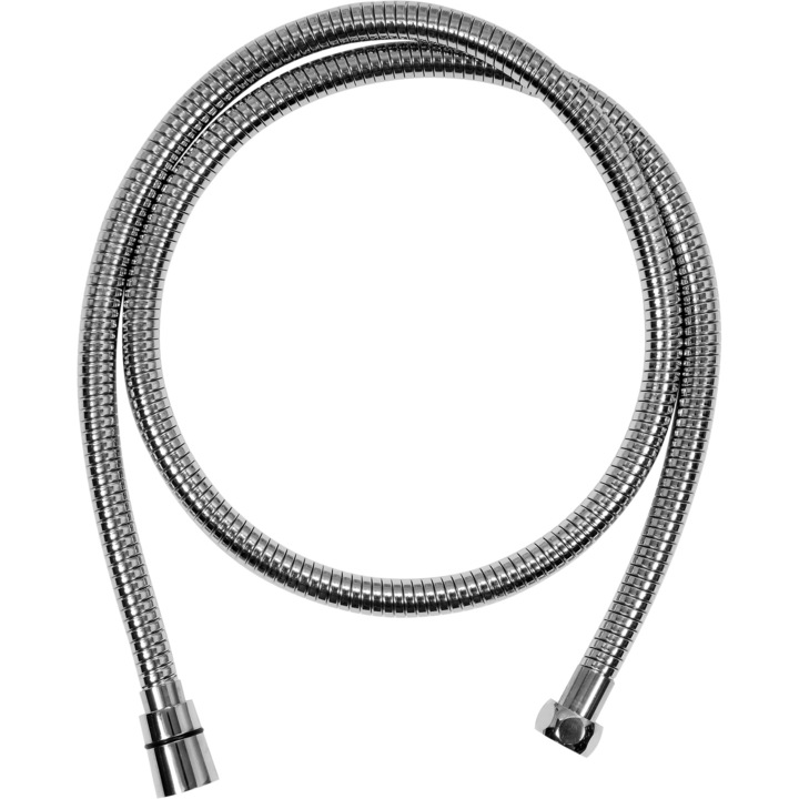 Furtun de dus extensibil Fala, 1.5-1.7m, G1/2", Inox, Crom