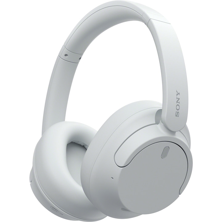 Аудио слушалки Over the Ear Sony WH-CH720N, Noise Cancelling, Wireless, Bluetooth, Multipoint connection, Microphone, Quick Charge, Автономия 35 ч, Бял