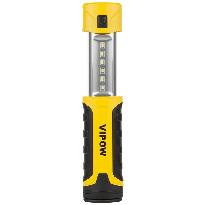 Autós műhelylámpa, 7 SMD LED, hálózati + autós töltő