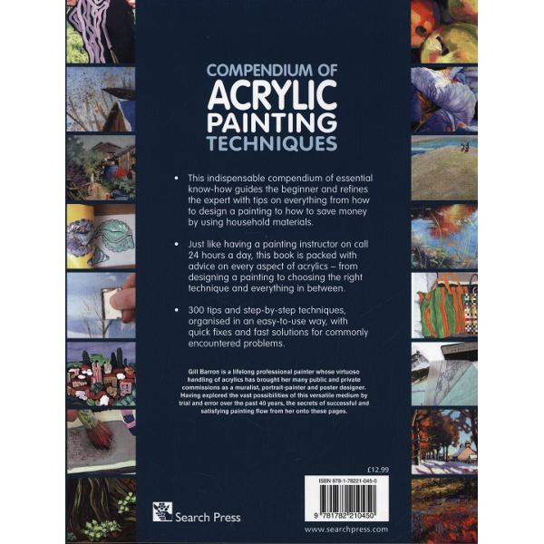 Compendium Of Acrylic Painting Techniques Gill Barron eMAG.ro