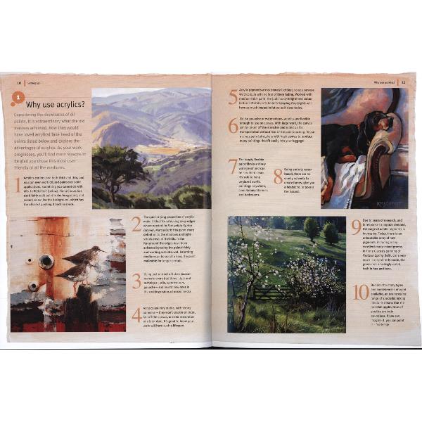 Compendium Of Acrylic Painting Techniques Gill Barron eMAG.ro