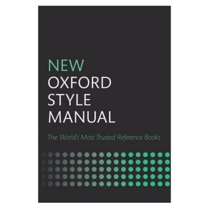 New Oxford Style Manual -