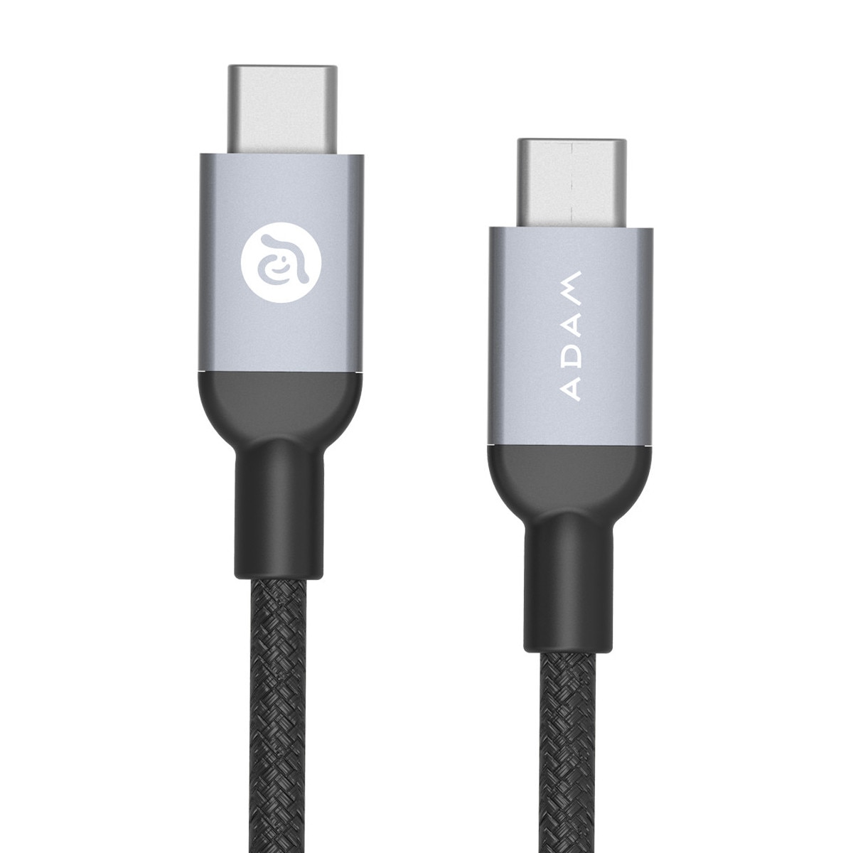 Cablu Adam Elements CASA B200 impletit TypeC to TypeC 2m Black