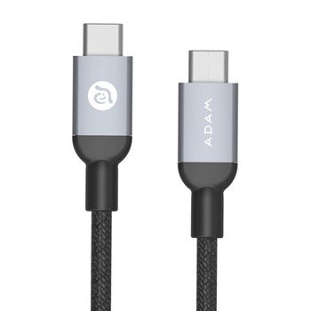 Cablu Adam Elements CASA B200 impletit TypeC to TypeC 2m Black Cablu Adam Elements CASA B200 impletit TypeC to TypeC 2m Black