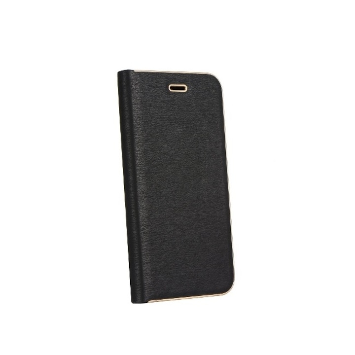 Калъф тип тефтер Forcell Luna Book Gold за Samsung Galaxy A22 5G, Черен