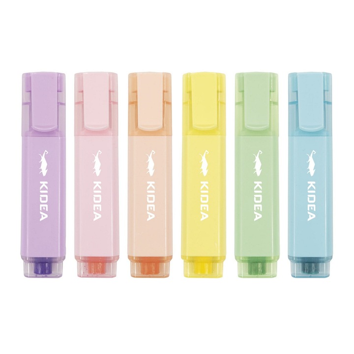 Комплект от 6 маркера Kidea, Derform, 1026897672, Многоцветен