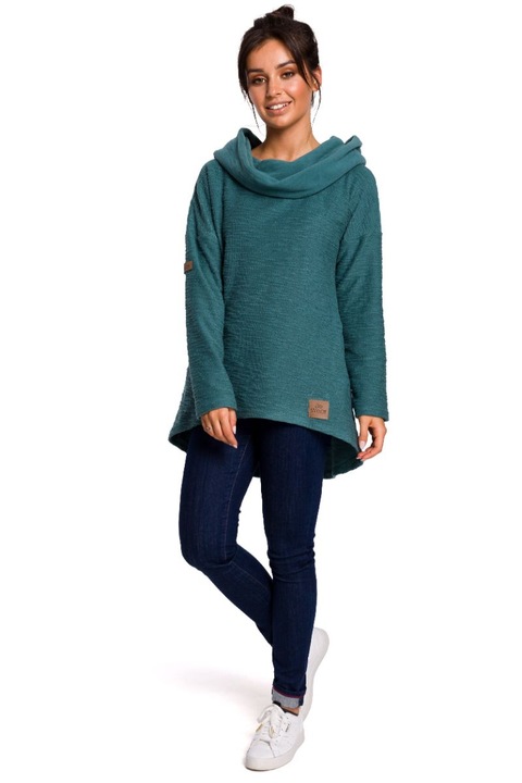 Дамски пуловер, BeWear, Meinolf, Turquoise, Тъмносин