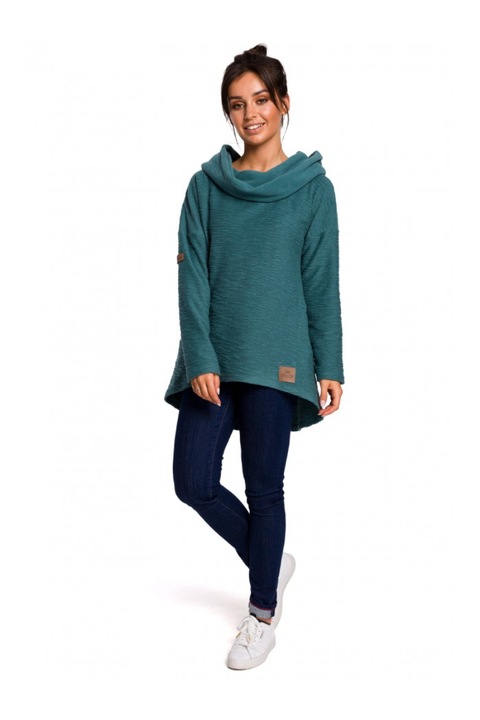 Pulover dama, BeWear, Meinolf, Turcoaz, Albastru inchis