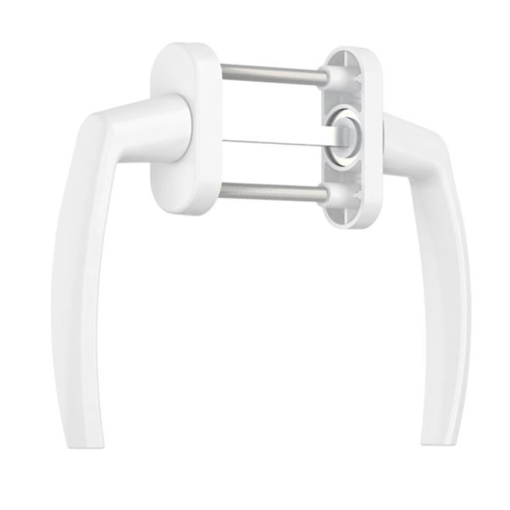 Maner dublu, Medos, model Victory, usa balcon, alb