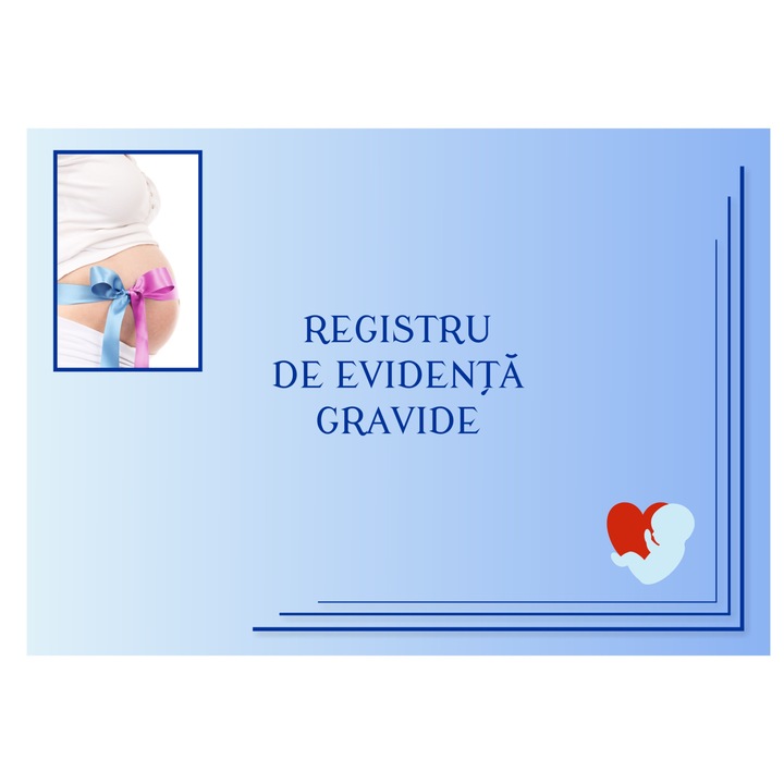 Registru de evidenta gravide, format A4, 100 file, coperta color