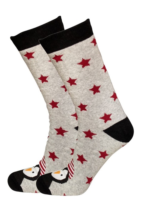 Дамски чорапи Star Socks, Noel, Червен