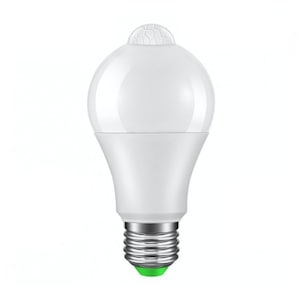 Bec LED cu senzor de miscare si senzor de lumina PIR, E27, 6500K, lumina Alb Rece Putere 15W Echivalent 100W Clasic, Clasa A