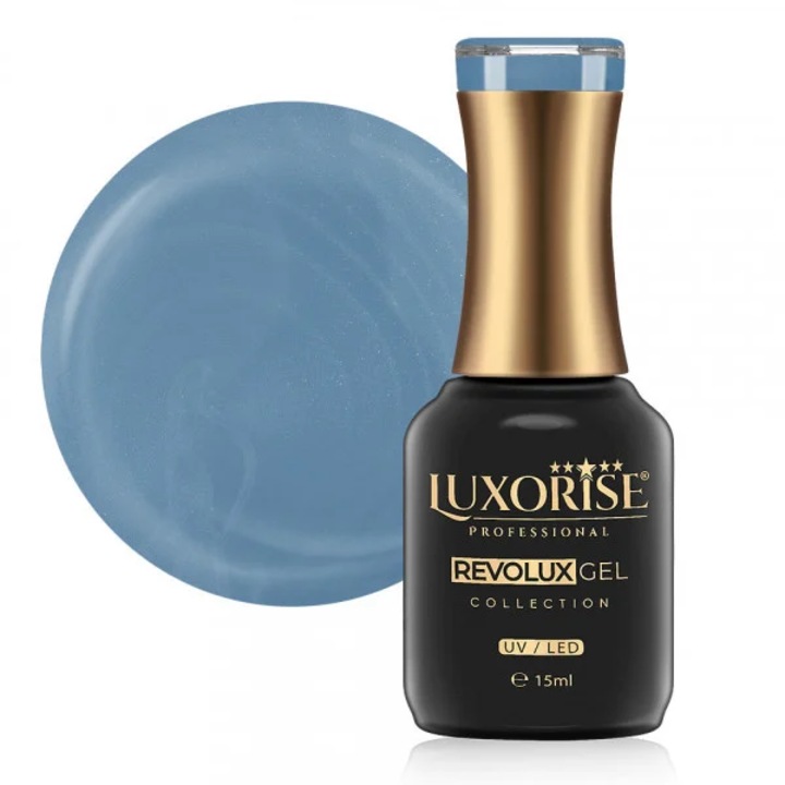 Oja Semipermanenta Revolux LUXORISE - Placid Blue 15ml