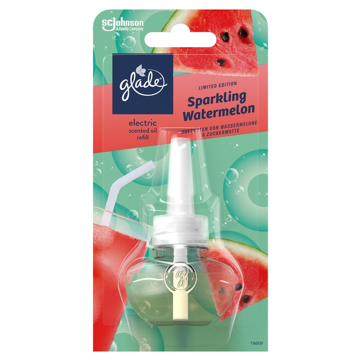 Резерва за електрически ароматизатор Glade Sparkling Watermelon, 20 мл