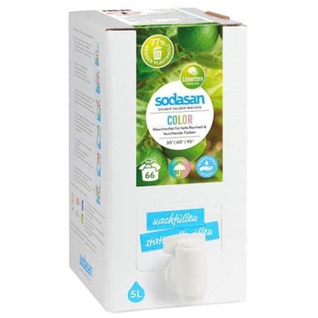 Detergent Bio Lichid Rufe Albe si Color 5 L Sodasan Detergent Bio Lichid Rufe Albe si Color 5 L Sodasan