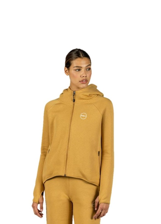 Hanorac dama GSA Sport, Bumbac/Poliester, Bej, Bej