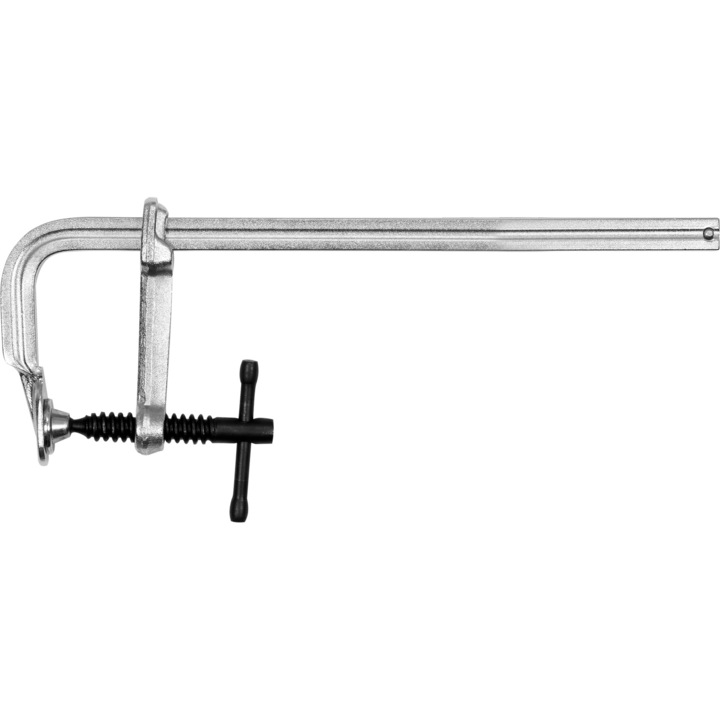 Clema forjata, Yato, 250 x 80 mm, Metal, Argintiu, Negru