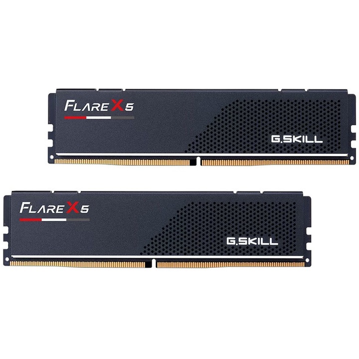 Памет G.SKILL Flare X5 Black 32GB(2x16GB) DDR5 6000MHz CL32 F5-6000J3238F16GX2-FX5 1.35V, AMD EXPO