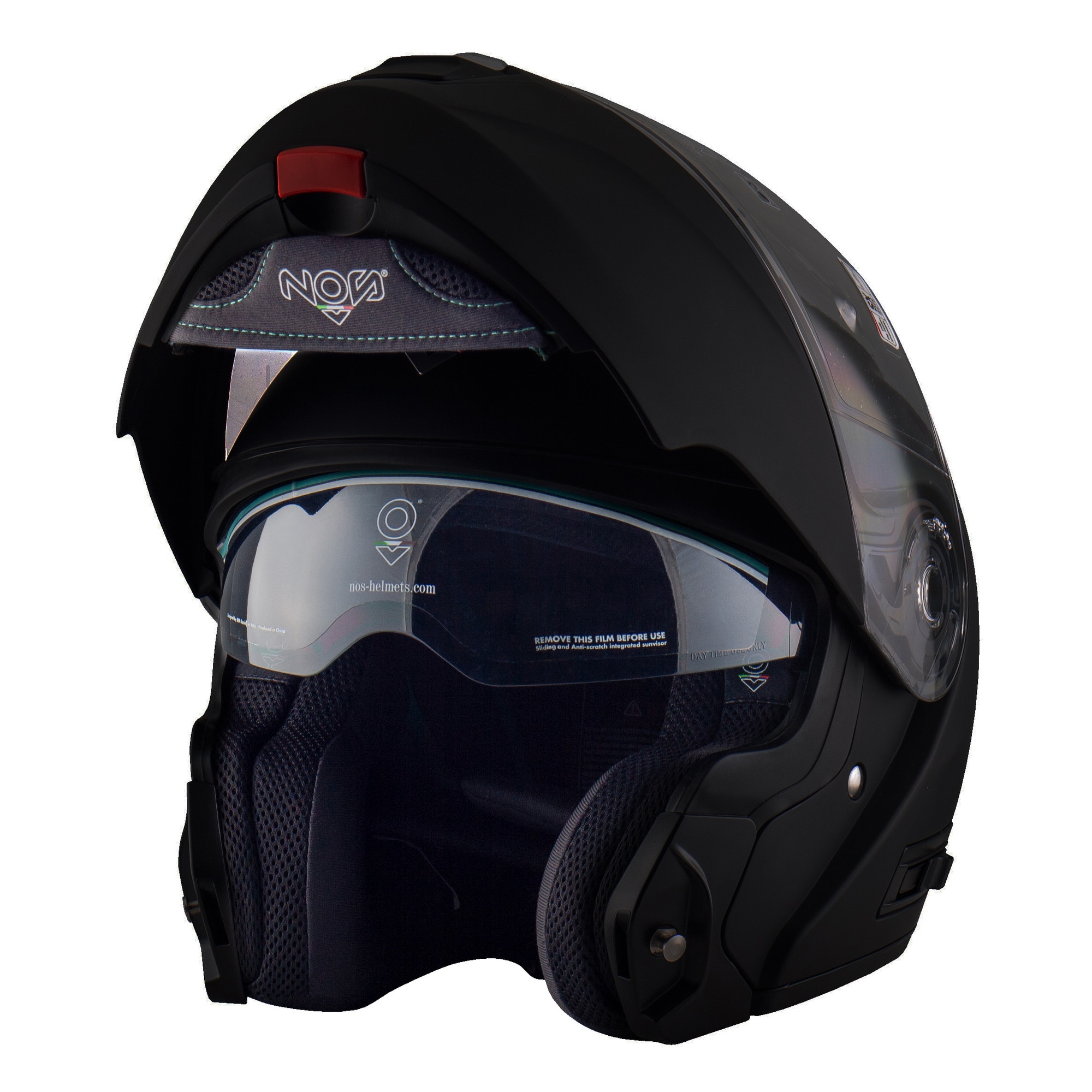 Casca Moto Flip-UP Modulara NOS NS-8 Negru Mat XS - eMAG.ro