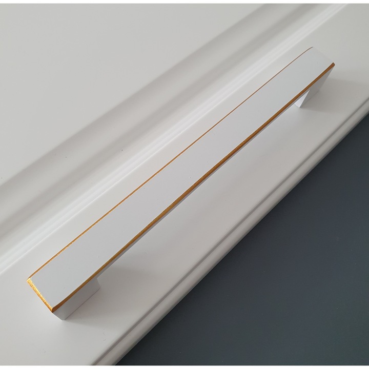 Maner model 409 Finisaj Alb/Aur 160mm