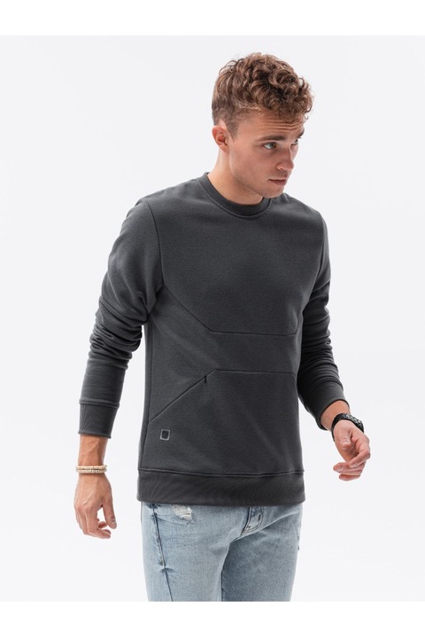 Ombre clothing Férfi pulóver Shurl sötétszürke, Szürke
