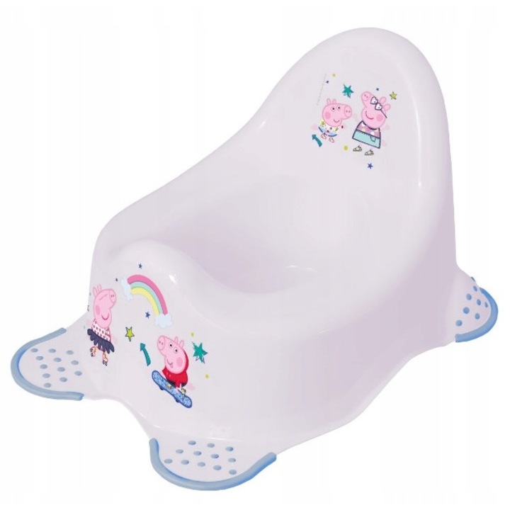 Olita copii Peppa Pig, Keeeper, Polipropilena, Baza antiderapanta, 38 x 27 x 23.5 cm, Multicolor