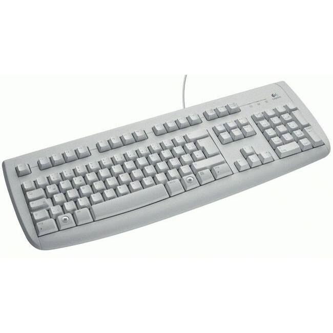 Клавиатура Logitech Deluxe 250, USB, кирилизирана, Бял - eMAG.bg