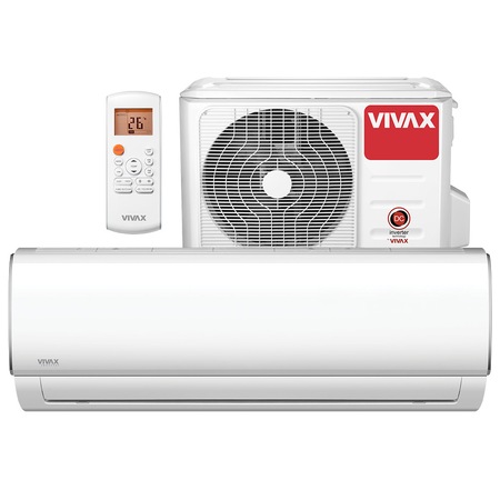 Aer conditionat Vivax ACP-09CH25AEMI M-Design R32, Wi-Fi Ready, Inverter, 9000 BTU/h, Clasa A++, ecran LCD, Pornire silentioasa, Sleep mode, Turbo mode, Timer, Protectie Anti-Inghet, Autocuratare