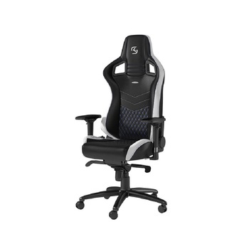 Scaun Gaming Noblechairs EPIC SK Gaming SGL, Piele sintetica PU, Cadru metalic, Negru/Alb/Albastru Scaun Gaming Noblechairs EPIC SK Gaming SGL, Piele sintetica PU, Cadru metalic, Negru/Alb/Albastru