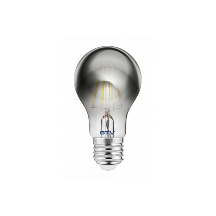 Димна LED крушка, икономична, E27.8 W, 400 лумена, топла светлина-1800 k