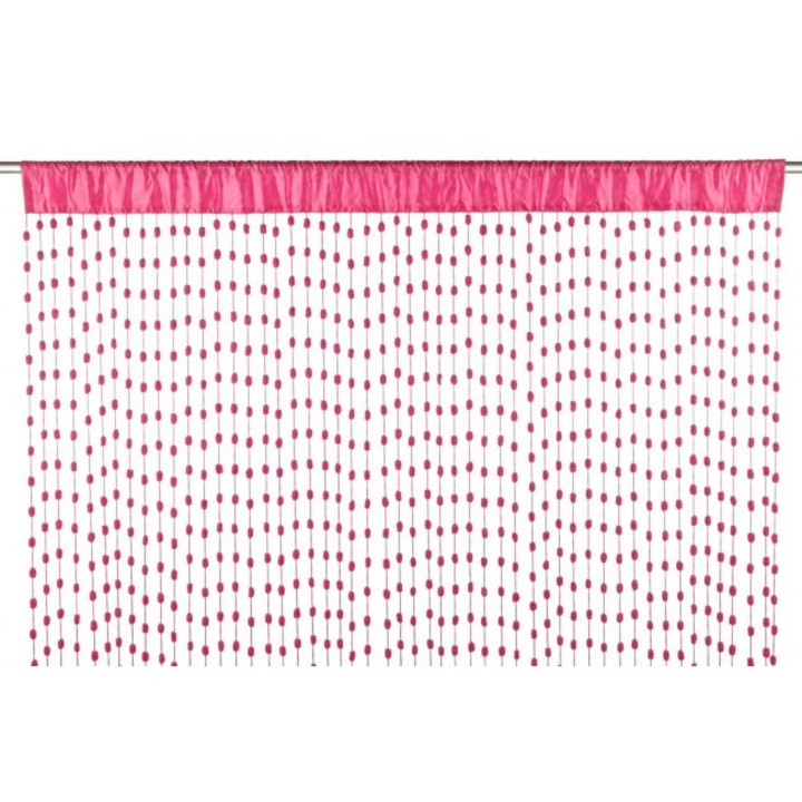 2 db fukszia rózsaszín függöny készlet 140x280 cm