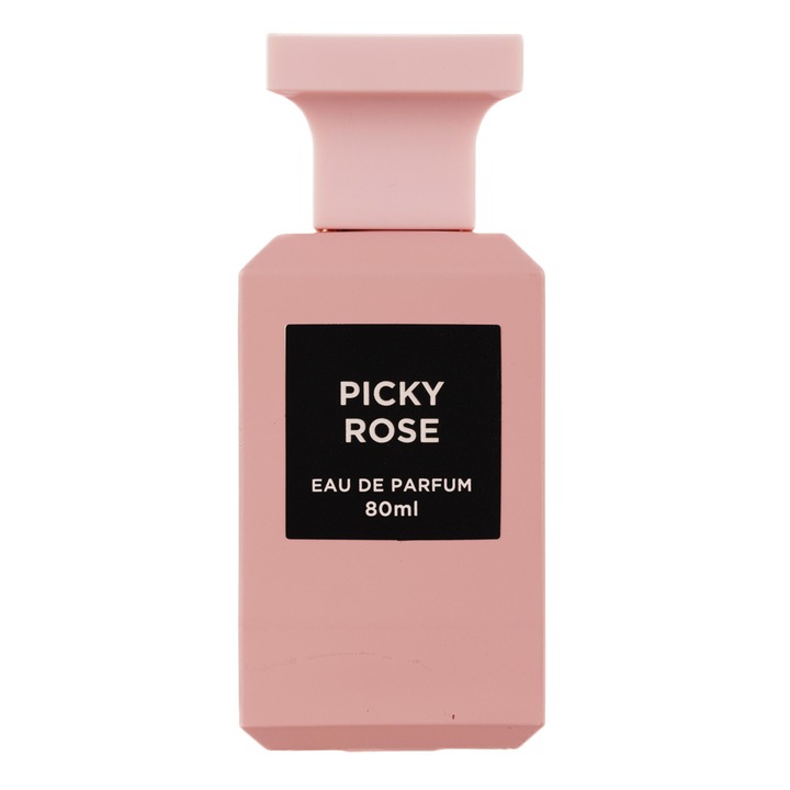 Apa de parfum, Fragrance World, Picky Rose, unisex, 80 ml
