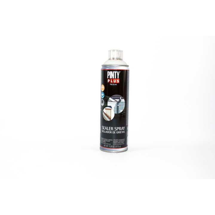 Vopsea Spray stansare pe baza de cauciuc, ALB,400ml Pinty Plus Tech