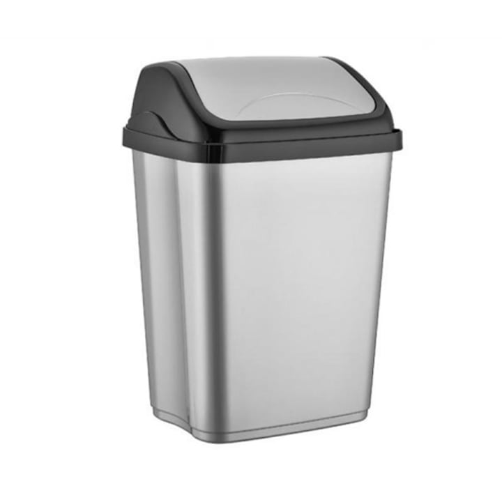 Cos de Gunoi cu Capac Batant - 50 Litri