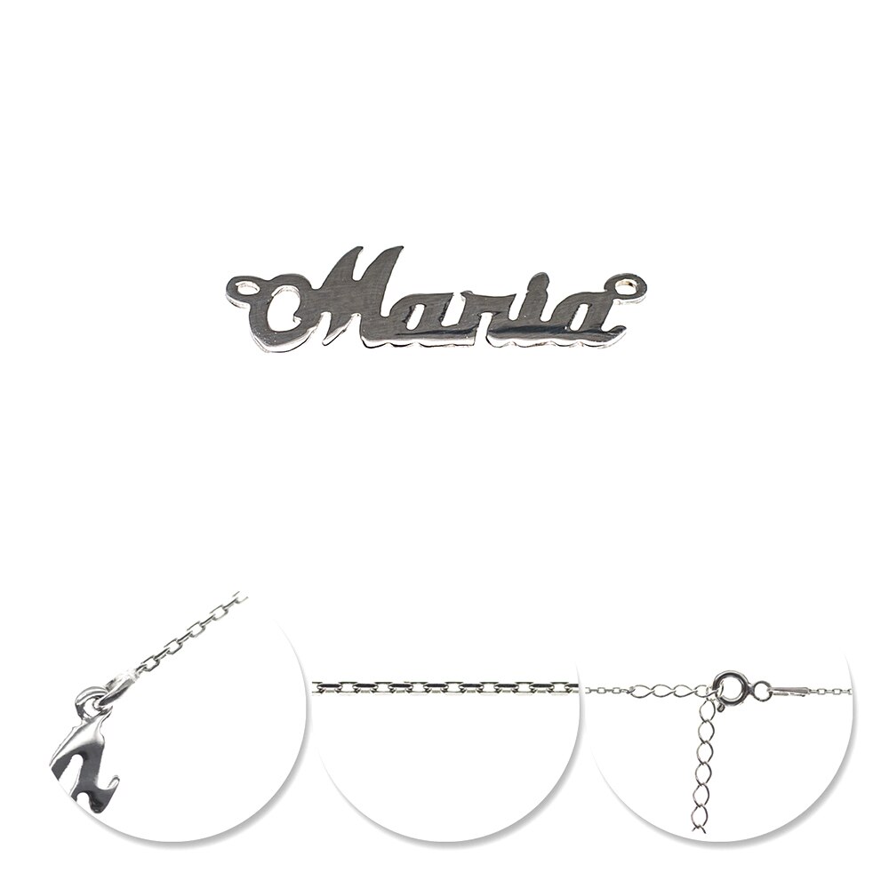 Colier din argint 925 personalizat Maria - BeSpecial 3569, 45, Argintiu