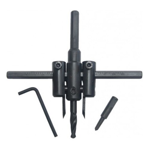 Freza Reglabila pentru Gipscarton-Set Evotools - Grosime: 25mm Diametru: 20-120 mm