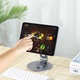 Стойка MTP Maxi Magnetic, За iPad Pro 12,9 инча, Регулируем ъгъл на наклона, Сгъваема, Въртяща се на 360 градуса основа, Space Gray