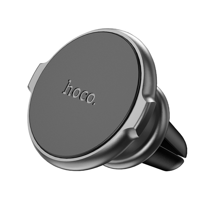 Autós tartó, szellőzőrács tartó, Univerzális, erős mágnessel és 360°-ban forgatható fejjel, SmallBody, Hoco CA88, Fekete